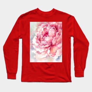 Pink Peony Long Sleeve T-Shirt